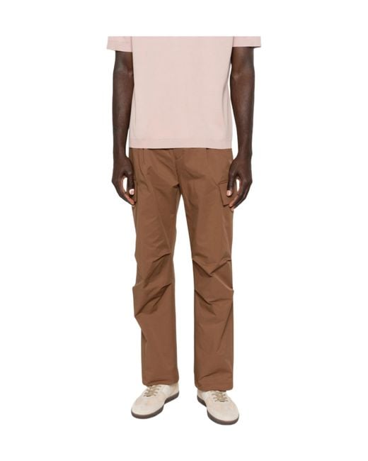 Herno Brown Elasticated-Waist Track Pants for men