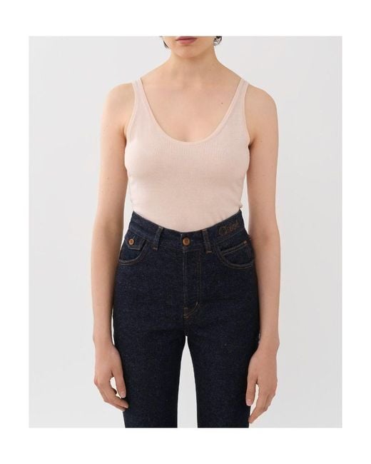 Chloé Natural Logo Vest