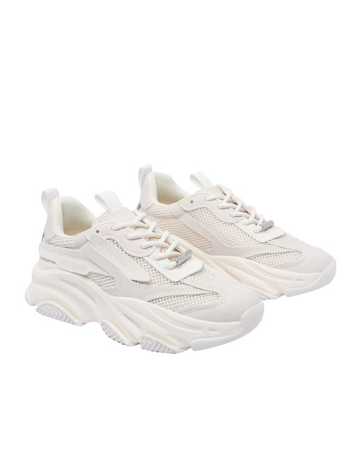 Steve Madden White Possession Sneakers