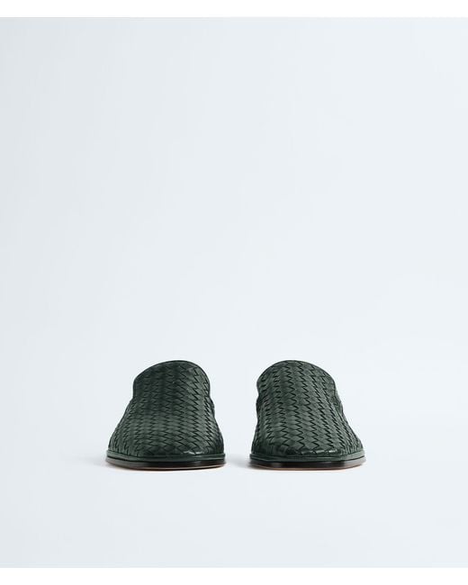 Bottega Veneta Green Palazzo Slipper for men