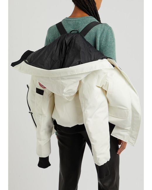 Canada Goose White Waterproof Down Jacket
