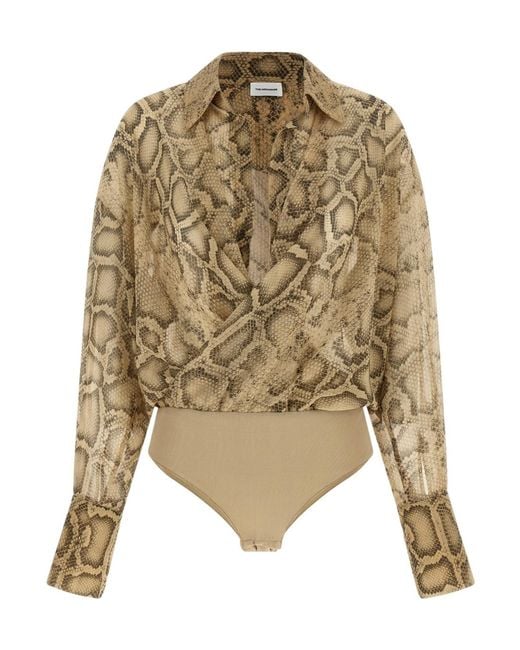 ANDAMANE Natural Paloma Bodysuit