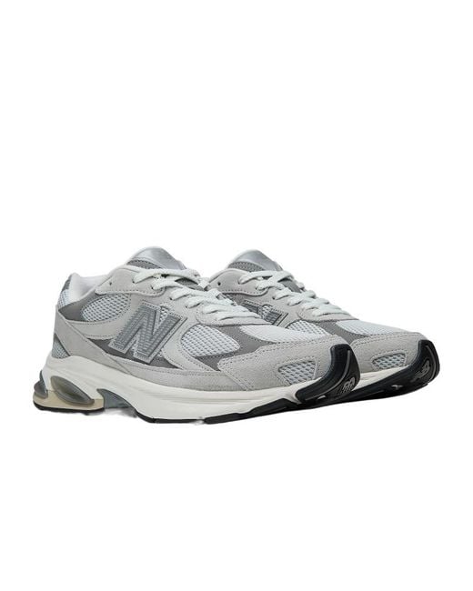 New Balance Gray 2010 Lace-Up Sneakers for men