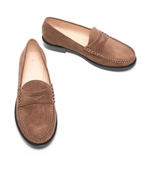 Stuart Weitzman Brown Lottie Loafer
