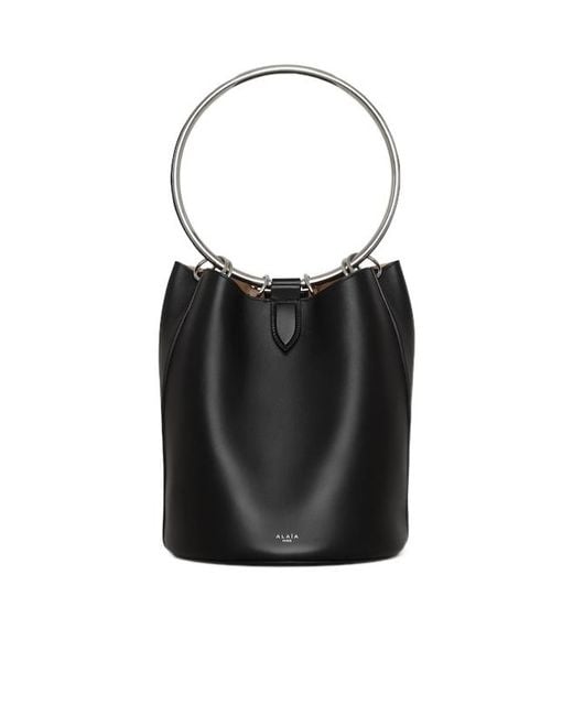 Alaïa Black Alaïa Ring Large Bucket Bag