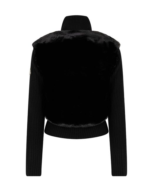 Moose Knuckles Black Versatile Knitted Sweater