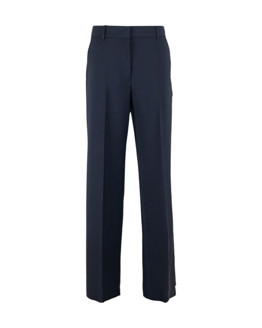 Weekend by Maxmara Blue Visivo Wide-Leg Pants