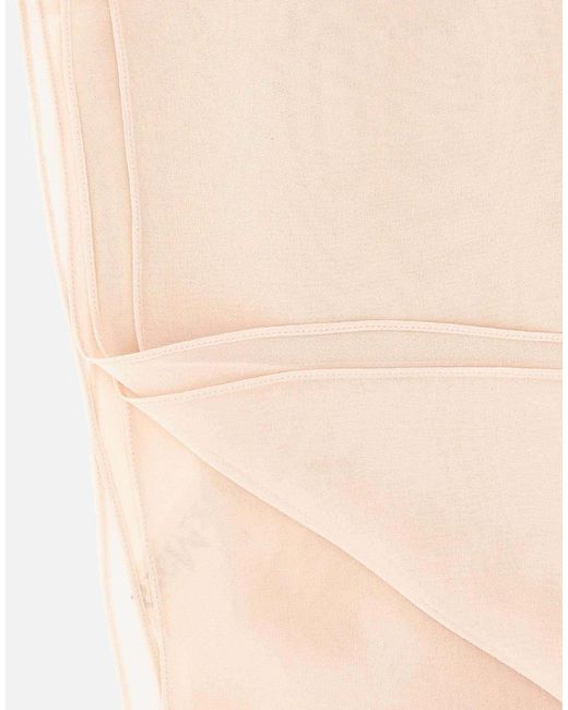 Max Mara White Stitched Scarf