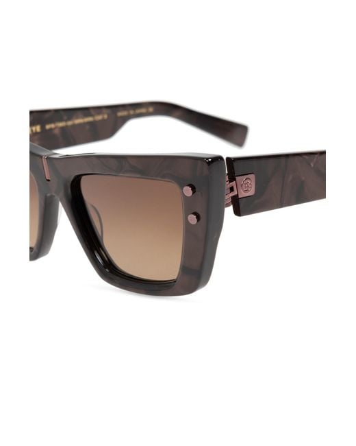 Balmain Multicolor Logo Sunglasses