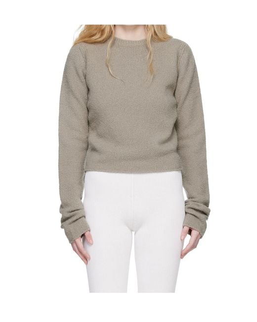 Rier White Long-Sleeved Sweater
