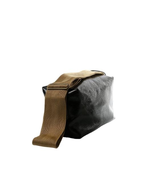 Uma Wang Black Medium Shoulder Bag