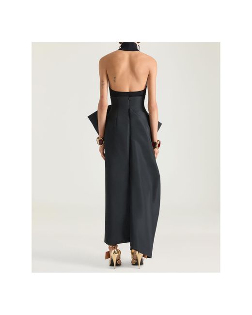 Givenchy Black Bow-Detailed Maxi Skirt