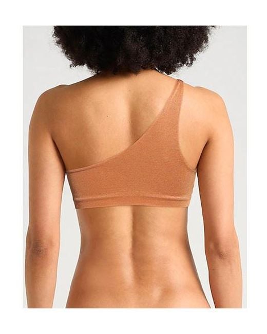 Max Mara Orange One-Shoulder Bikini