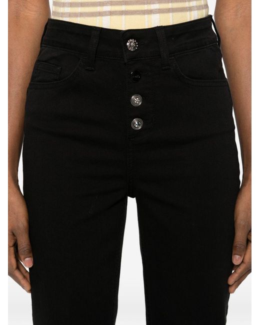 Liu Jo Black Buttoned Jeans