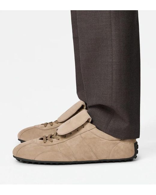 Tod's Brown Round-Toe Sneakers for men