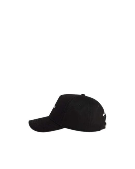 DSquared² Blue Logo-Printed Distressed Baseball Cap for men