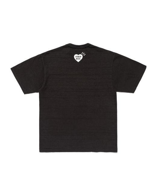 Human Made Black Crew Neck T-Shirt for men
