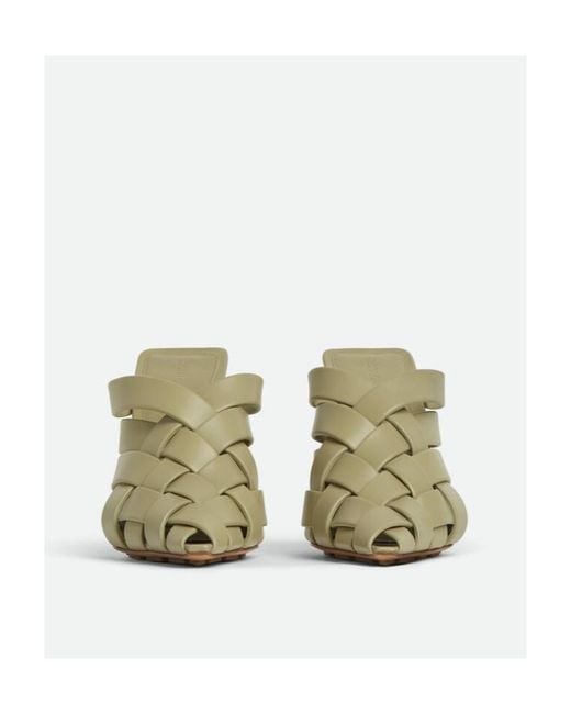 Bottega Veneta Multicolor Alfie Heeled Mules