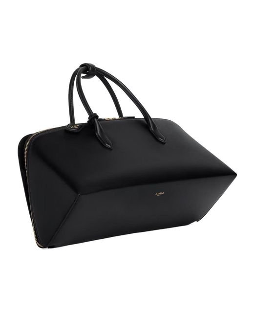 Alaïa Black Alaïa Top Handle Tote Bag