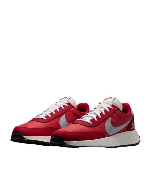 Nike Red Acg Ldv Lace-Up Sneakers for men