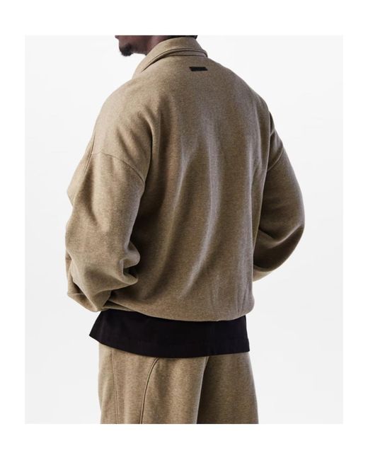 Fear Of God Natural Zippered Long-Sleeved Casual Jacket for men
