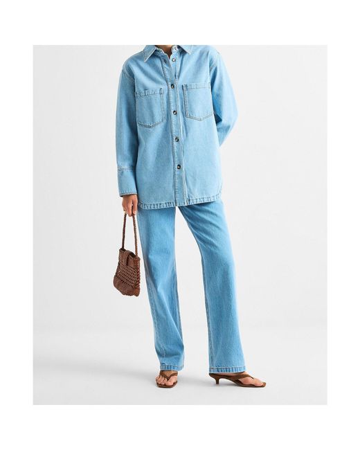 Joseph Blue Belt-Loop Jeans