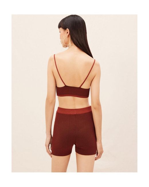 Jacquemus Brown Le Short Pralu Knitted Shorts