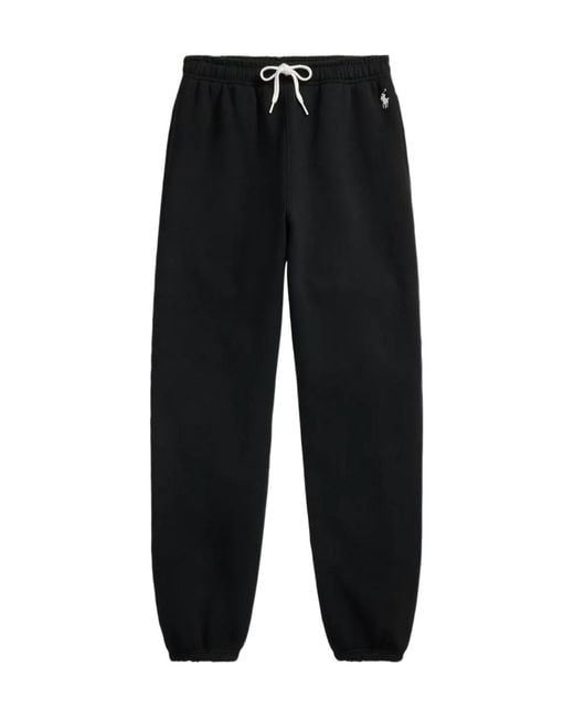 Polo Ralph Lauren Black Tapered Track Pants
