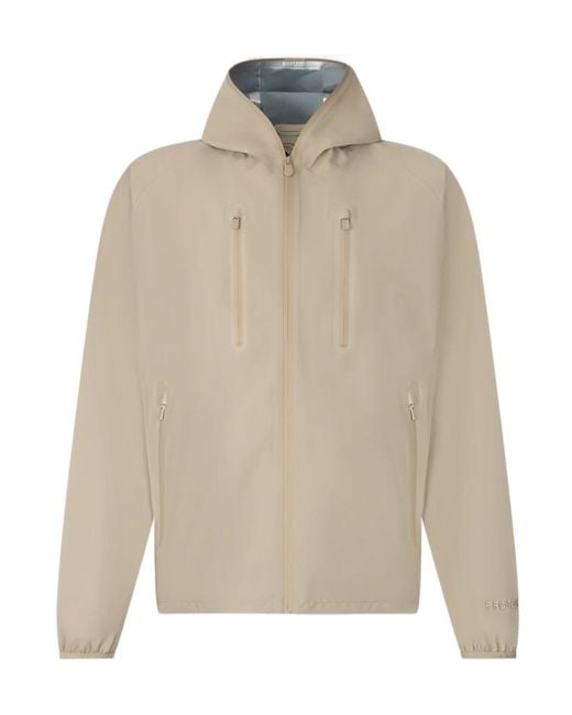 Save The Duck Natural Zip-Pocket Hooded Jacket for men
