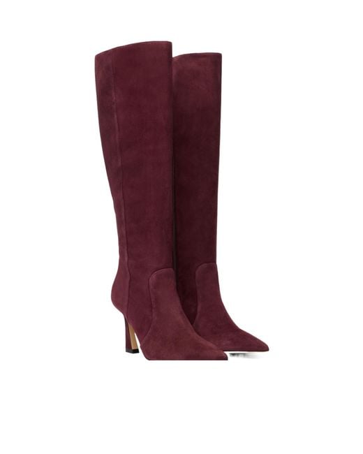 Stuart Weitzman Red Vinnie Zip Boot 85