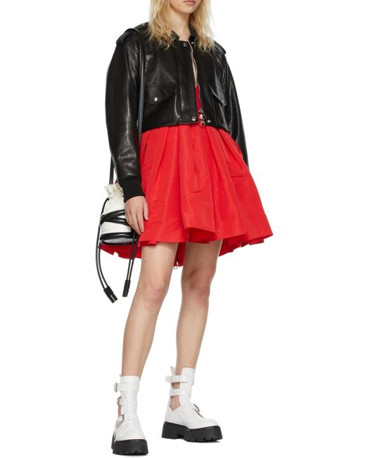 Alexander McQueen White Rave Buckle Boots