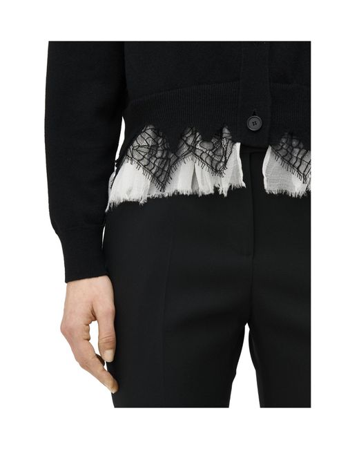 McQueen Blue Cobweb Lace Jumper