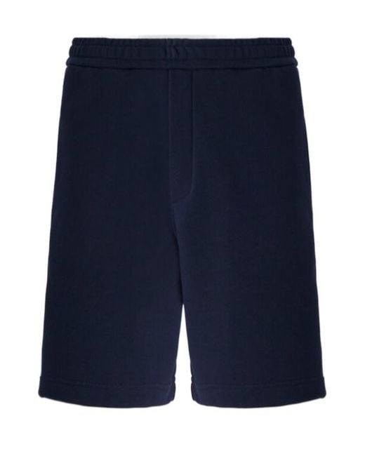 Missoni Blue Zigzag-Pattern Shorts for men