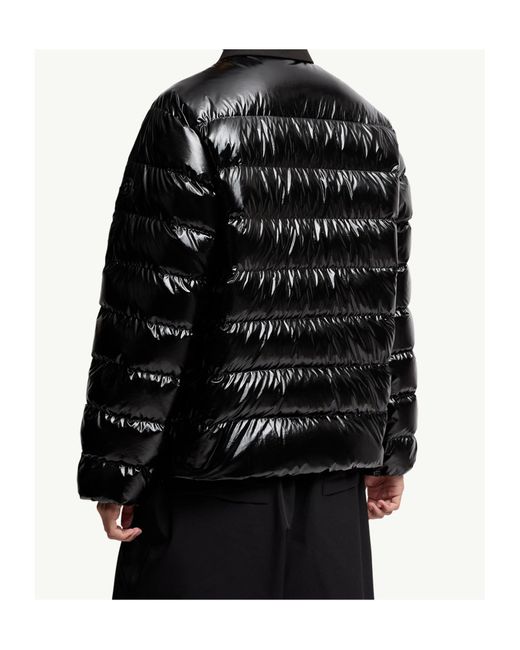 Moncler Black Long-Sleeved Down Jacket for men