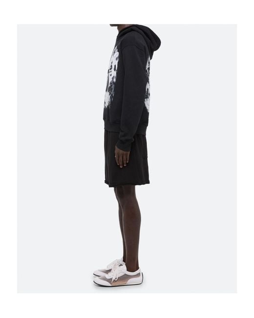 Helmut Lang Blue Scribble Hoodie for men