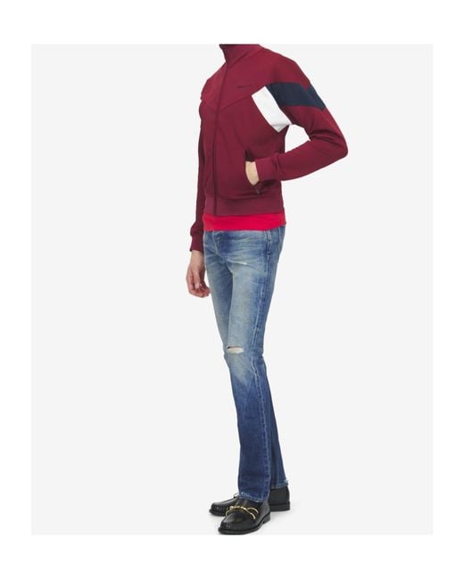 McQueen Red Mcqueen Logo Track Jacket for men