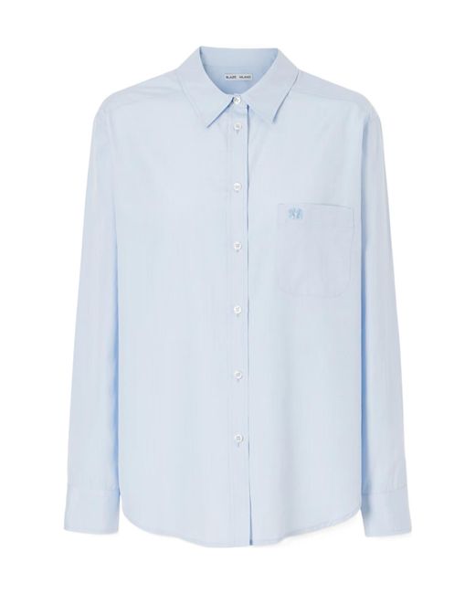 Blazé Milano Blue Pajot Anabas Embroidered Shirt