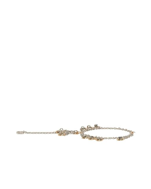 Rabanne White Spring Ring Necklace