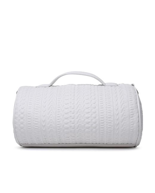 Marc Jacobs Gray Logo Patch Duffle Bag