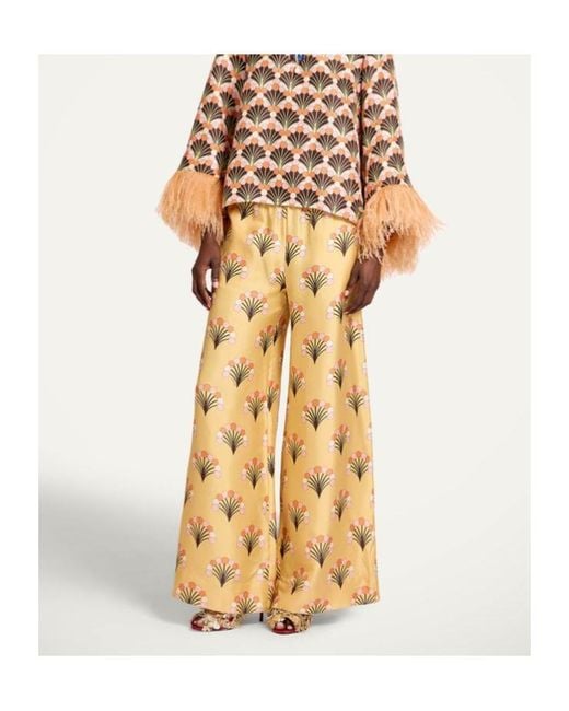 LaDoubleJ Metallic La Doublej Palazzo Pants