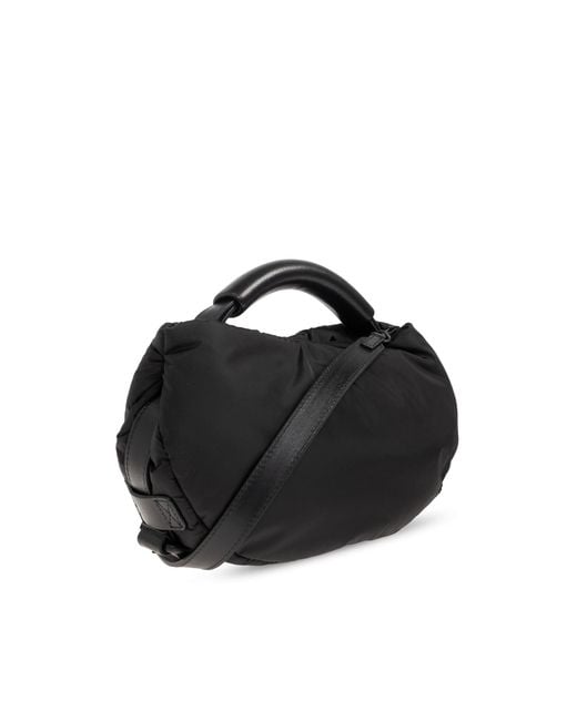 Moschino Black Handle Me Top Handle Tote Bag