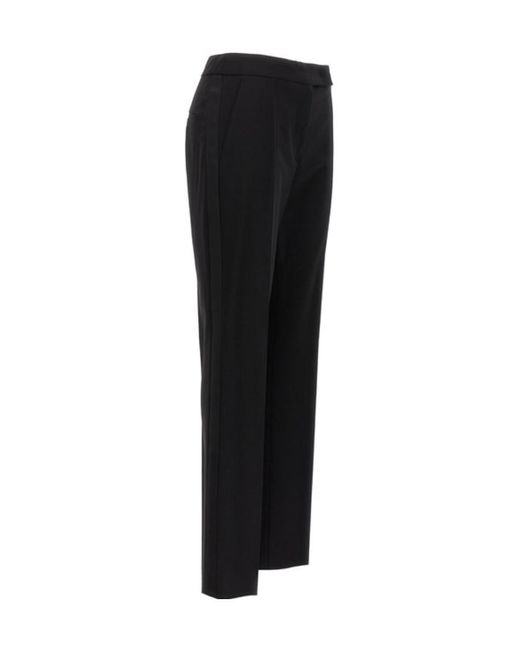Max Mara Black Straight Casual Pants
