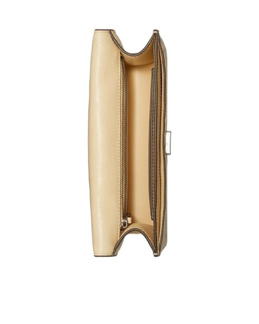 Tory Burch Natural Small Fleming Convertible Shoulder Bag