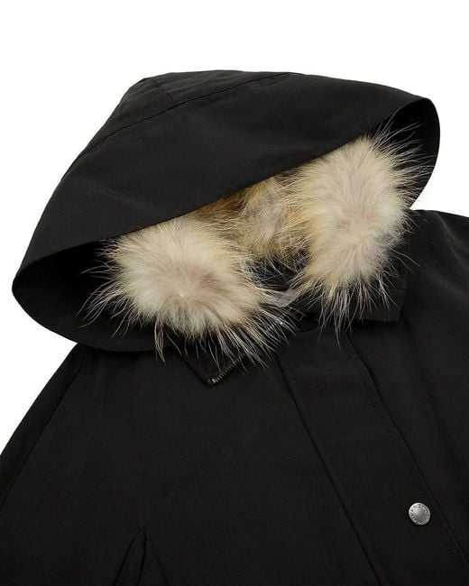 Weekend by Maxmara Black Hooded Casual Jacket