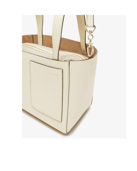 Valextra Natural Mini Soft Bucket Bag