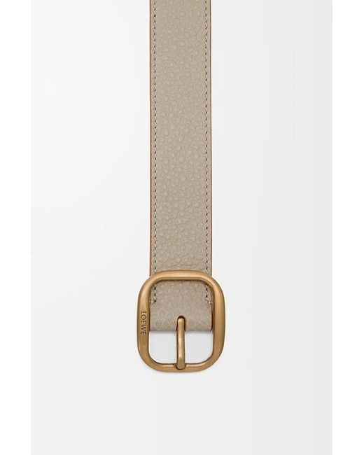 Loewe White Rounded Soft Belt
