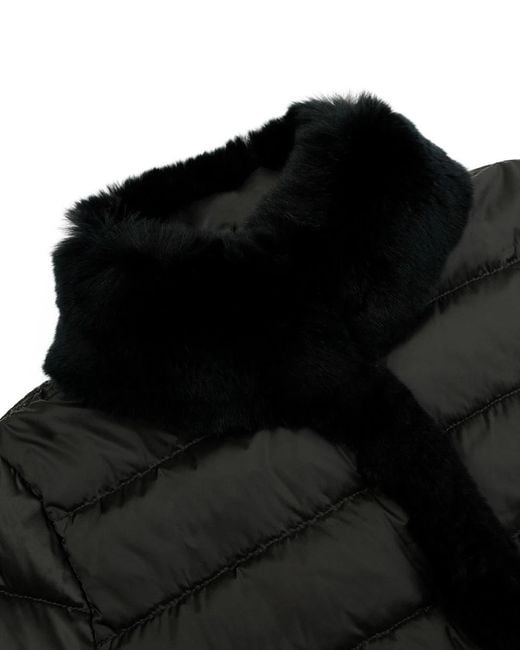 Weekend by Maxmara Black Quilted Down Jacket