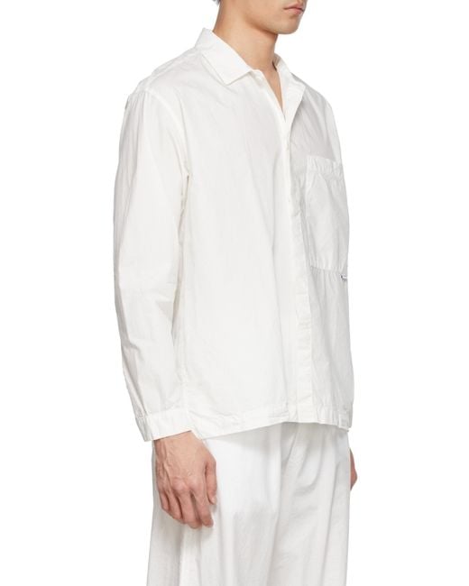 Sunnei White Long Sleeve Shirt for men