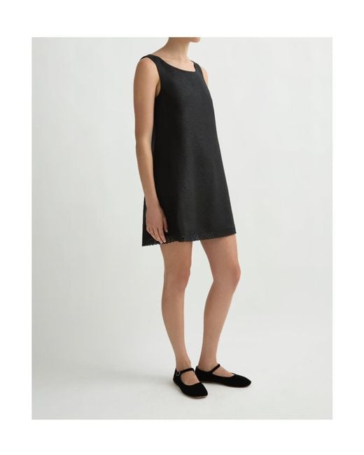 Posse Black Wide Round Neck Dress