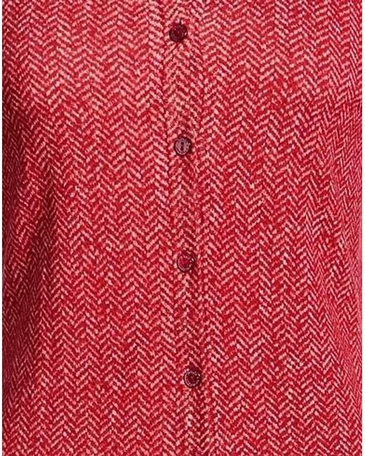 Dolce & Gabbana Red A Light And Thin Wool Knitted Sweater